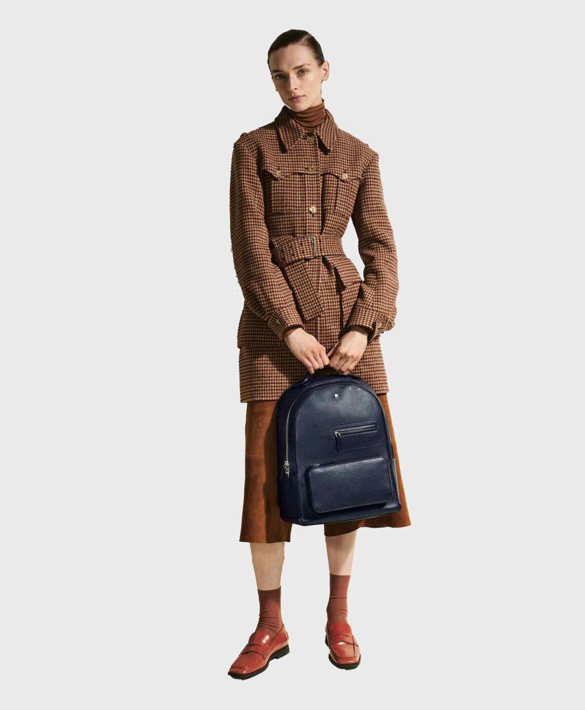 Balo nữ hàng hiệu chính hãng Montblanc Grain Backpack 199791