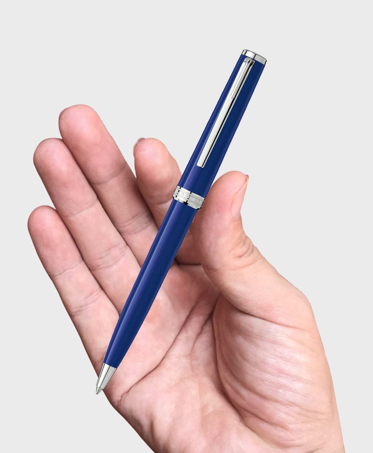 Bút bi Montblanc chính hãng bản Pix Blue Ballpoint Pen 114810