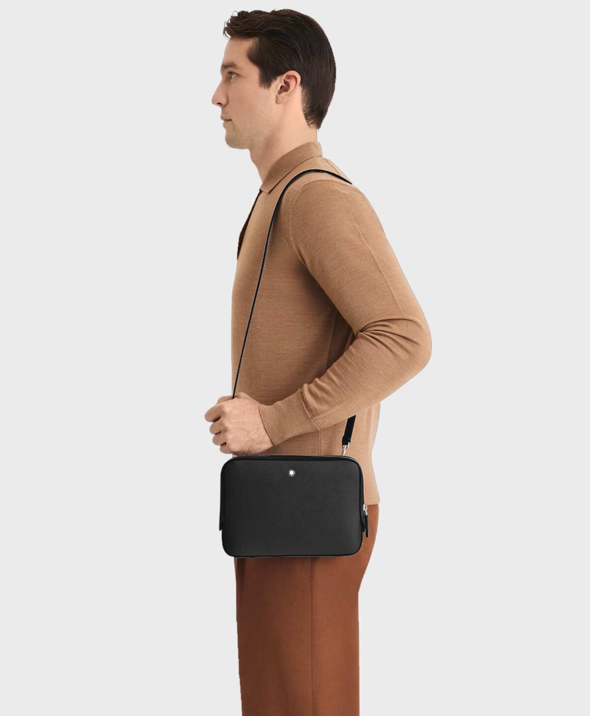 Đánh giá túi đeo Montblanc Sartorial Mini Messenger 130308