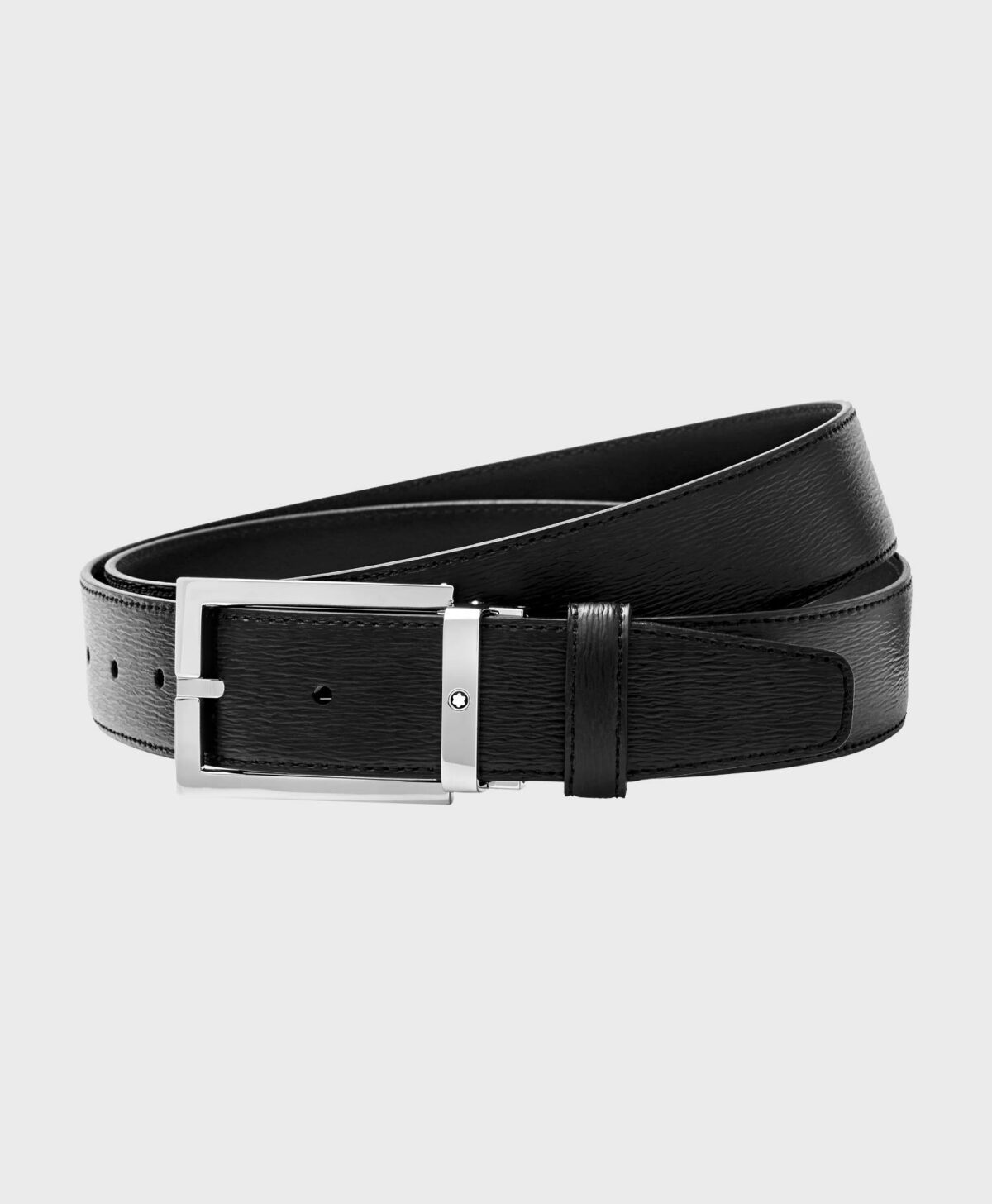 Dây lưng Montblanc 35mm Black Cut-To-Size Business Belt 114435