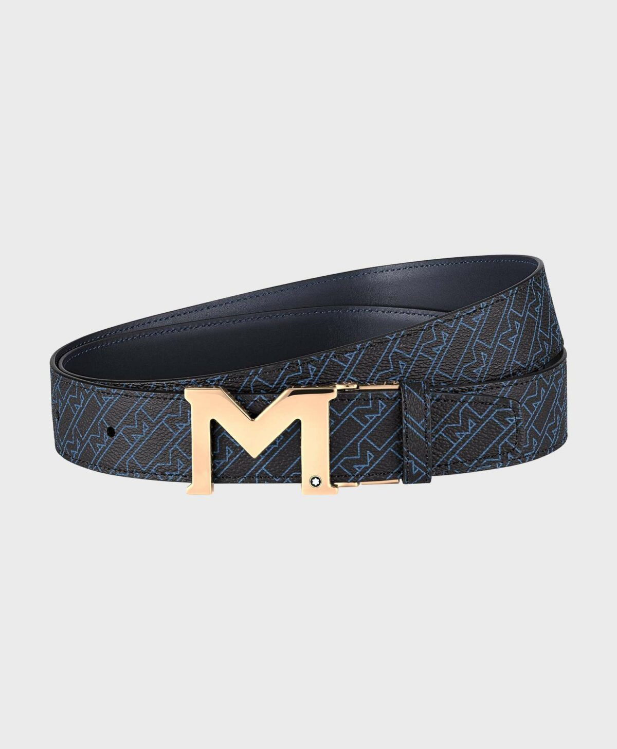 Dây lưng Montblanc M Buckle Rose Gold-Coated Belt 35mm 127700