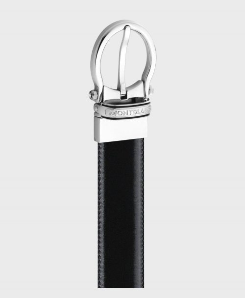 Dây nịt hiệu Montblanc Casual Oval Reversible Leather Belt 105123