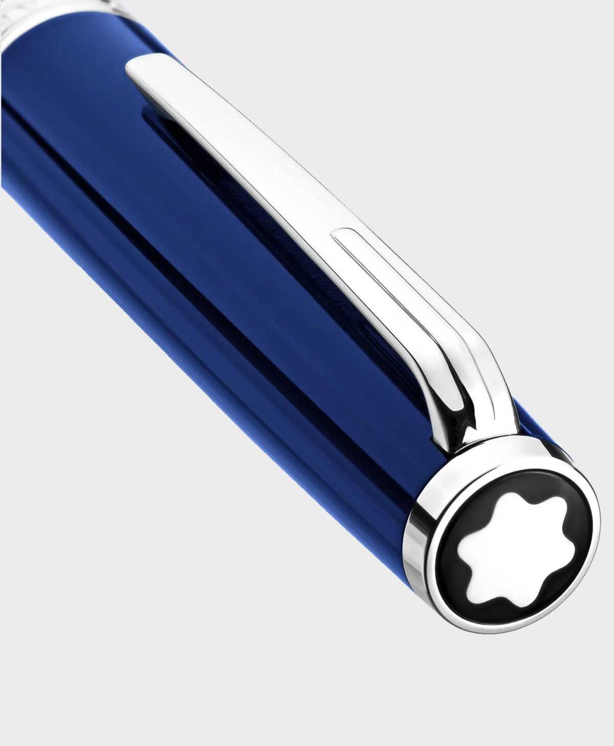 Logo bút bi Montblanc Pix Blue Ballpoint Pen MB114810