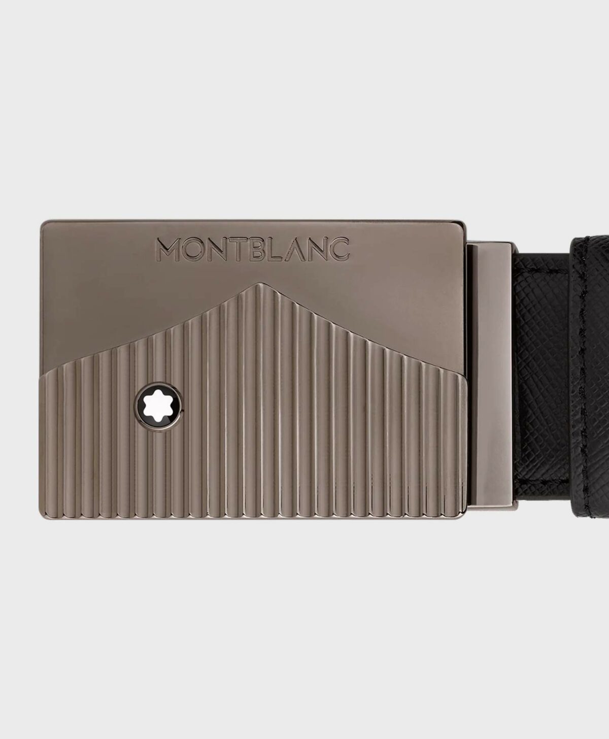 Montblanc Black 35 mm Leather Belt MB199090