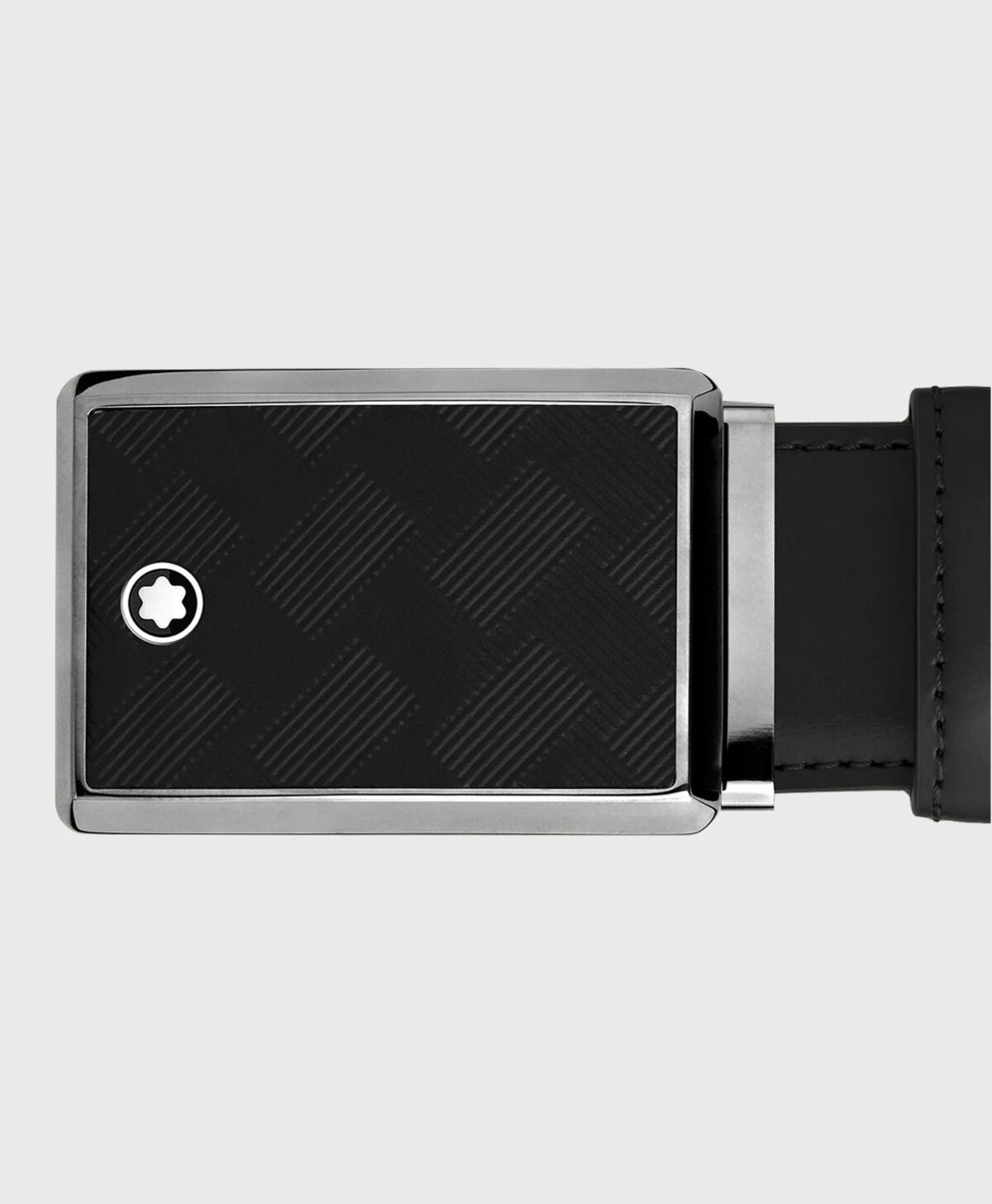 Montblanc Black 35 mm Leather Belt MB199652