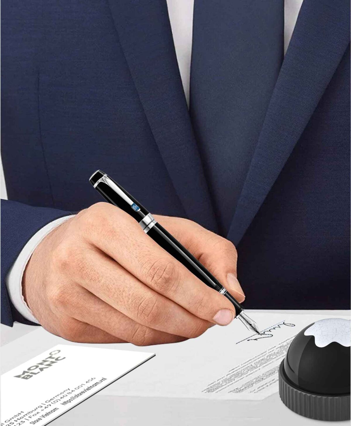 Montblanc Boheme Bleu Fountain Pen 25130