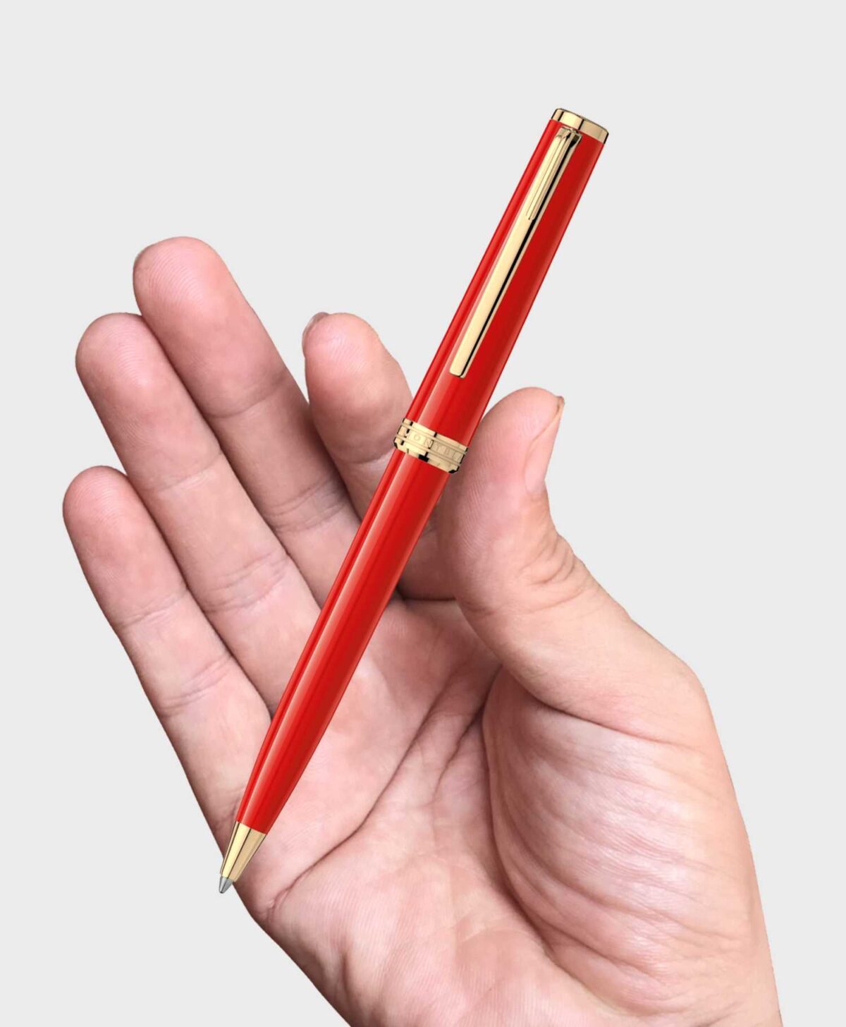 Montblanc Pix Red Au Ballpoint Pen MB117655