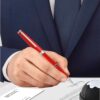 Montblanc PIX Red Precious Resin Plat PVD M25689 Rollerball Pen 114813