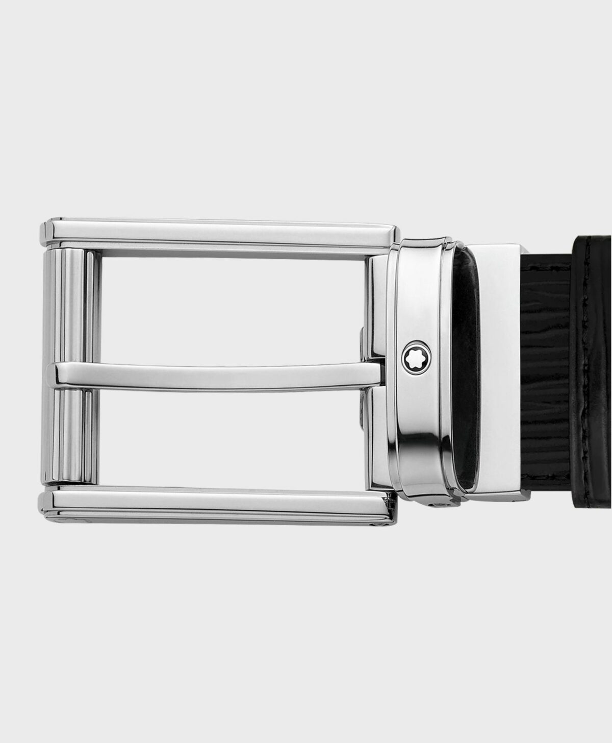 Montblanc Rectangular Roll Cut-to-Size Pin Buckle Leather Belt MB123908
