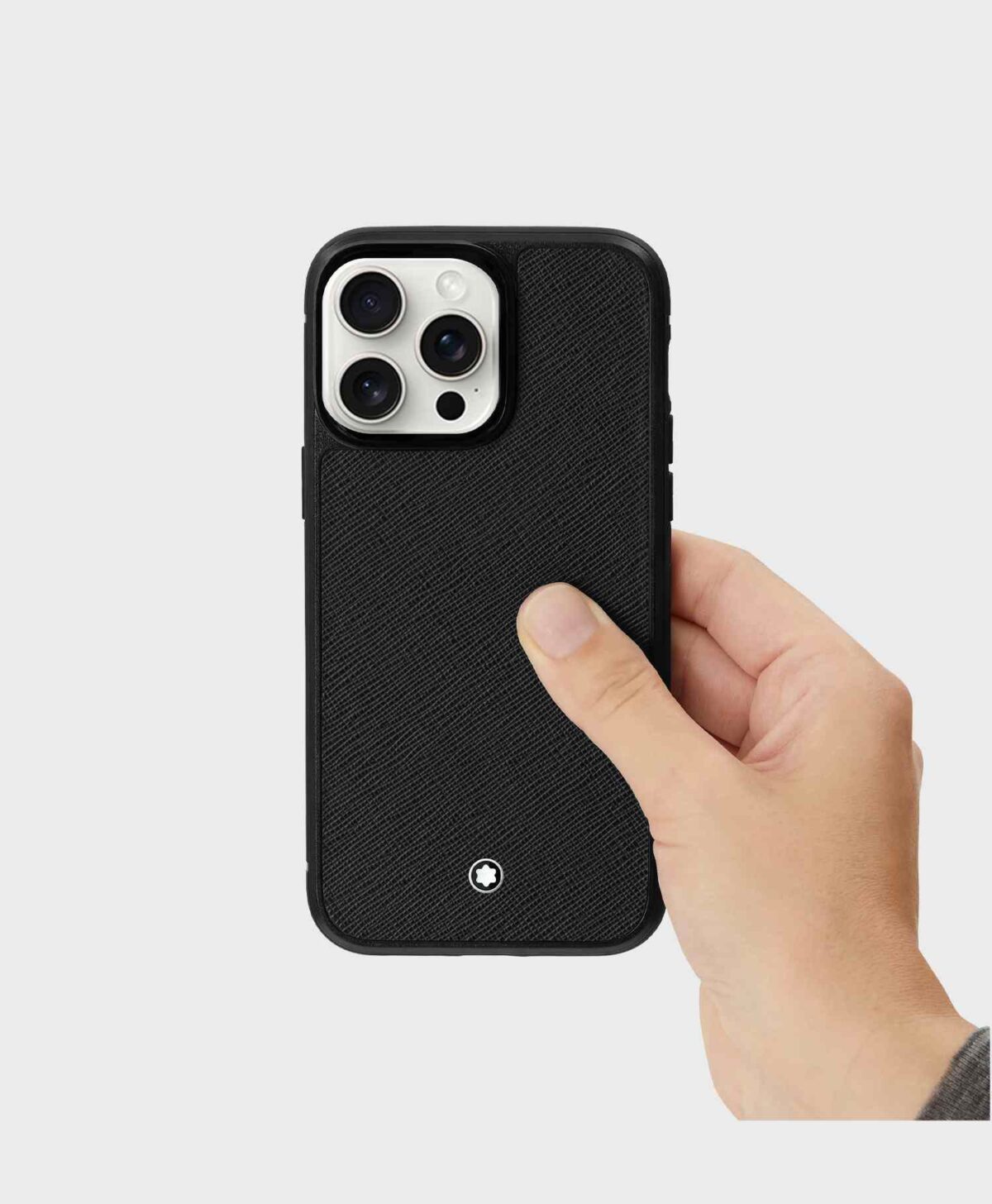 Nhận biết ốp Montblanc iPhone 15 Pro 198207 chính hãng và fake