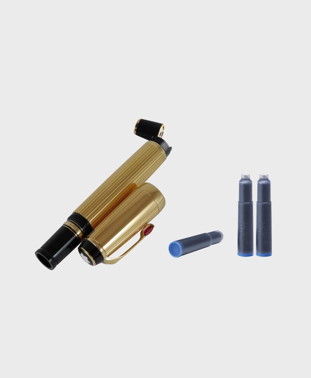 Review Montblanc Boheme Gold Plated Rouge Fountain Pen 25140