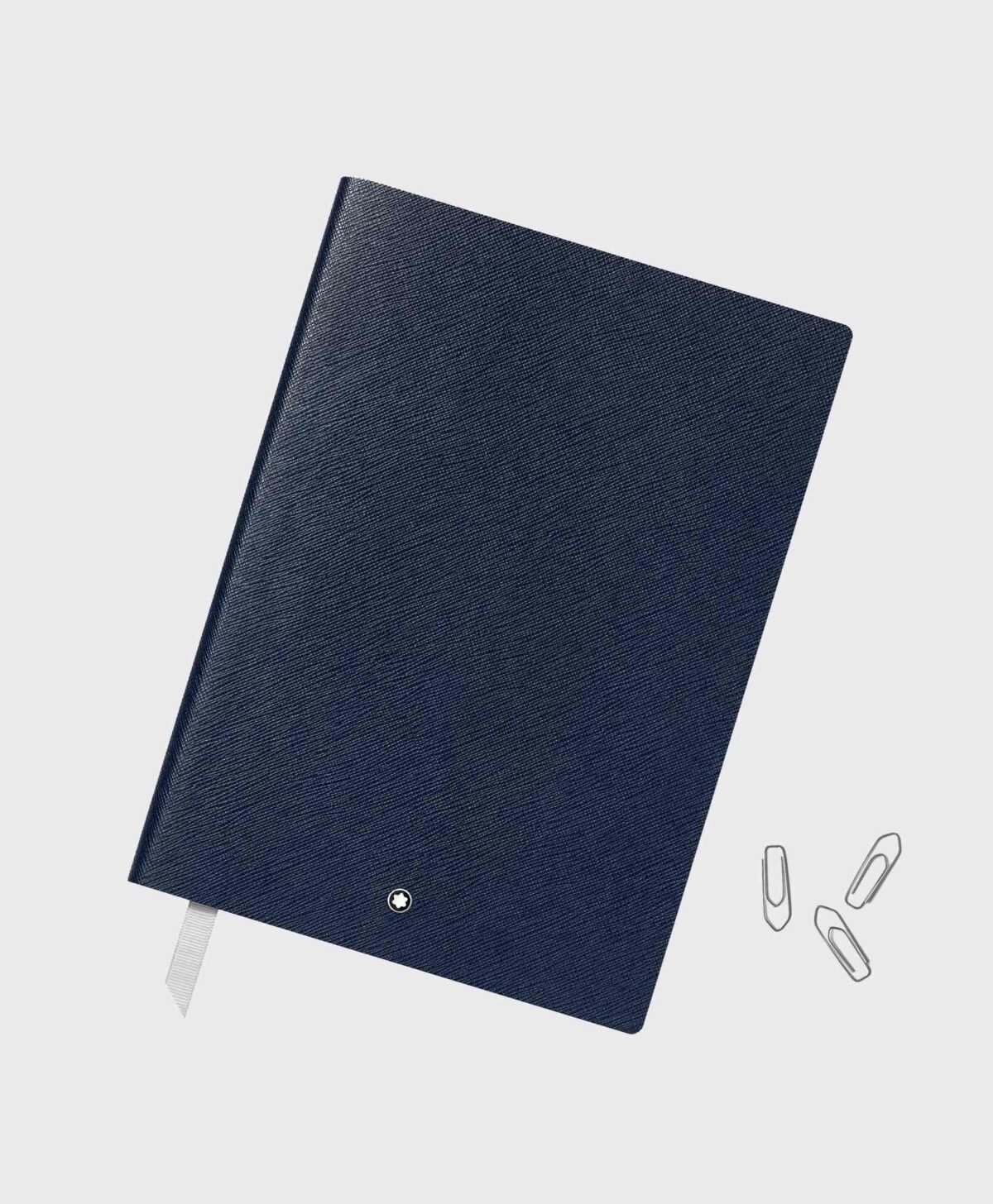 Review sổ Montblanc Notebook 163 - Medium, Indigo, Blank/Dot MB-126124