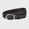 Thắt lưng bản nhỏ Montblanc Reversible Leather Belt 128757