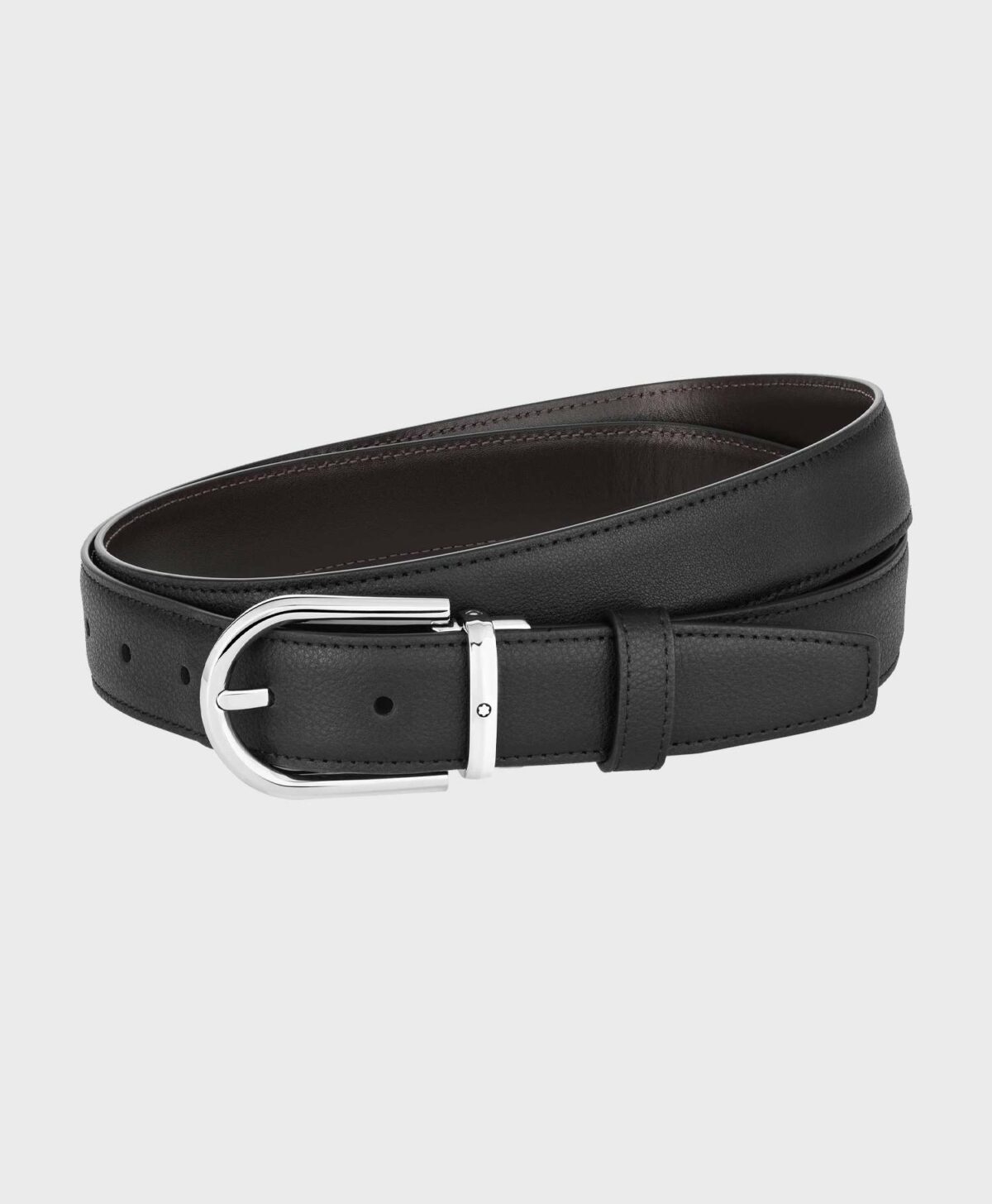 Thắt lưng bản nhỏ Montblanc Reversible Leather Belt 128757