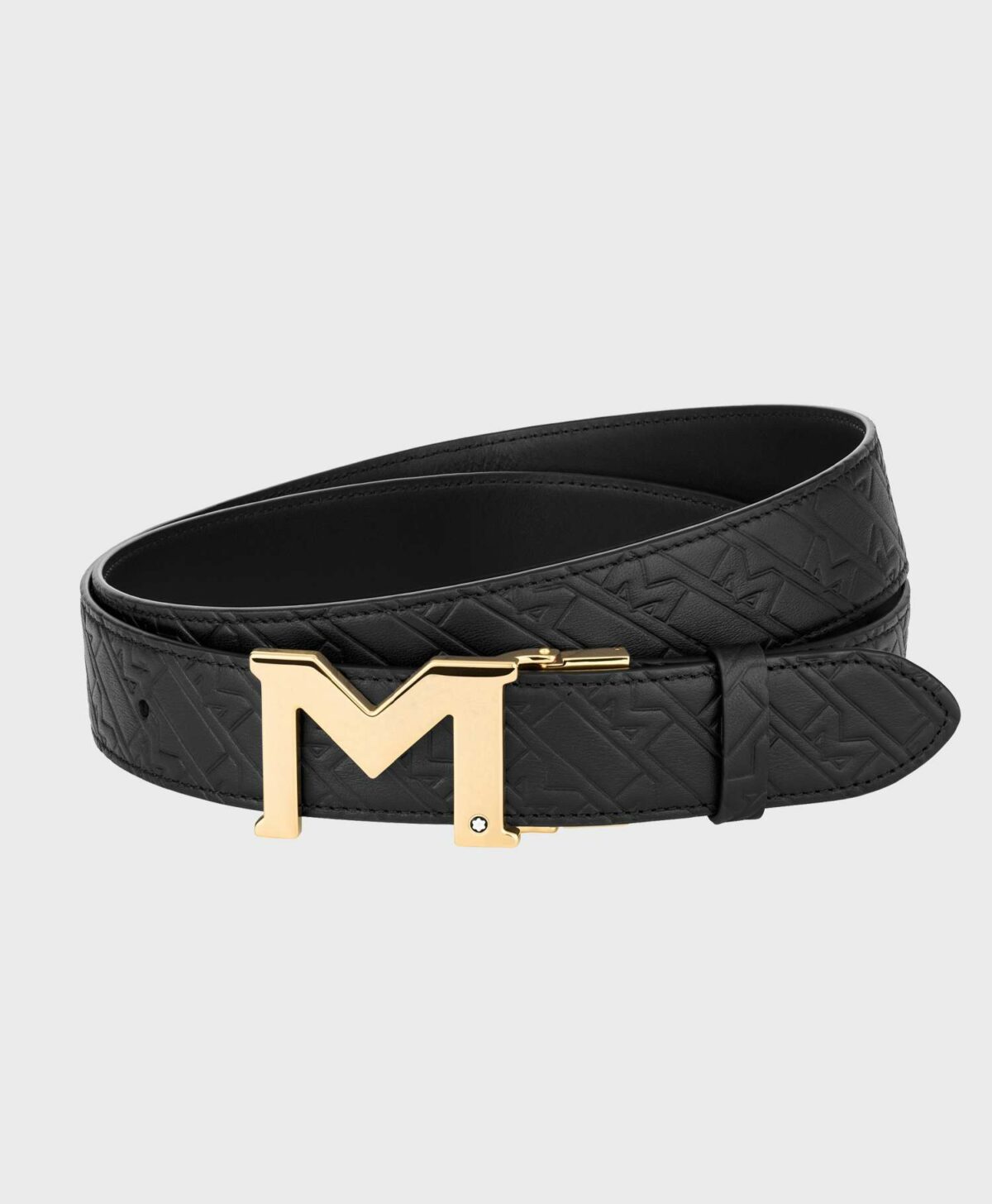 Thắt lưng Montblanc chữ M Reversible Leather Belt 128786