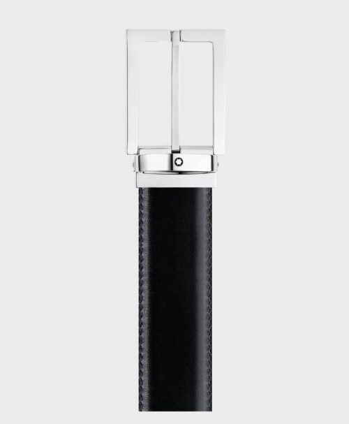 Thắt lưng Montblanc MB113273 Black Reversible Cut-to-size Business Belt 35mm