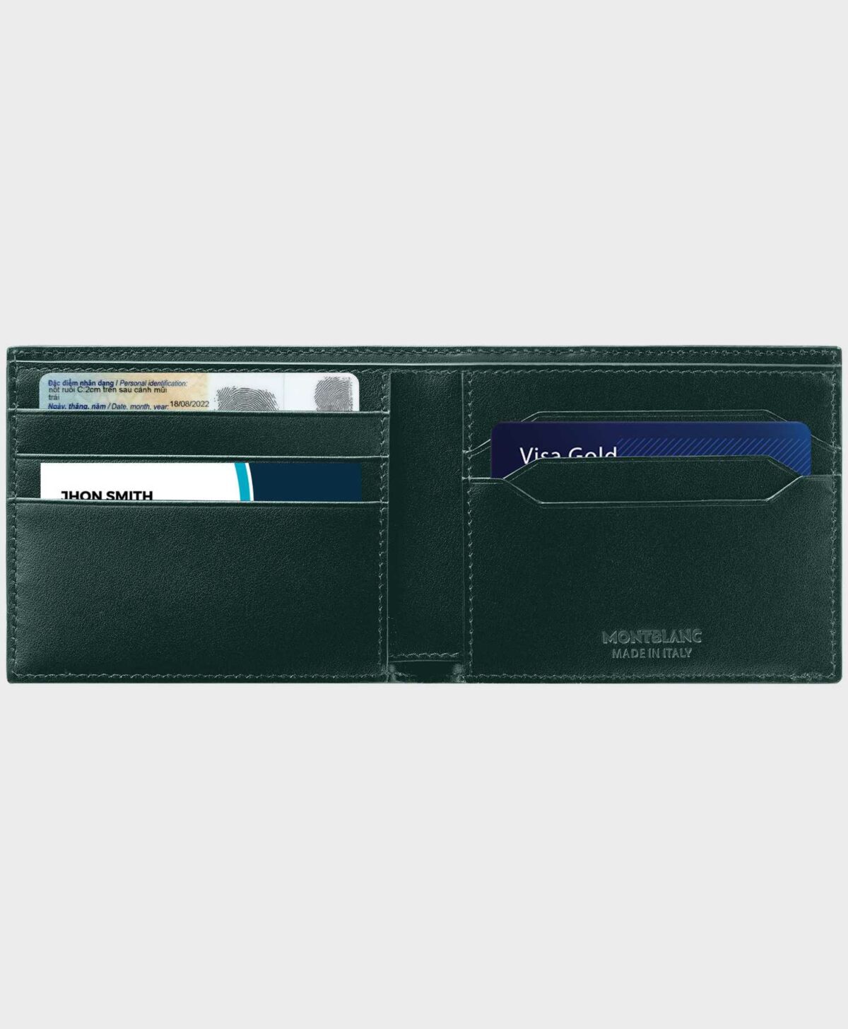 Ví nam màu xanh hàng hiệu Montblanc Extreme 3.0 Wallet 131952